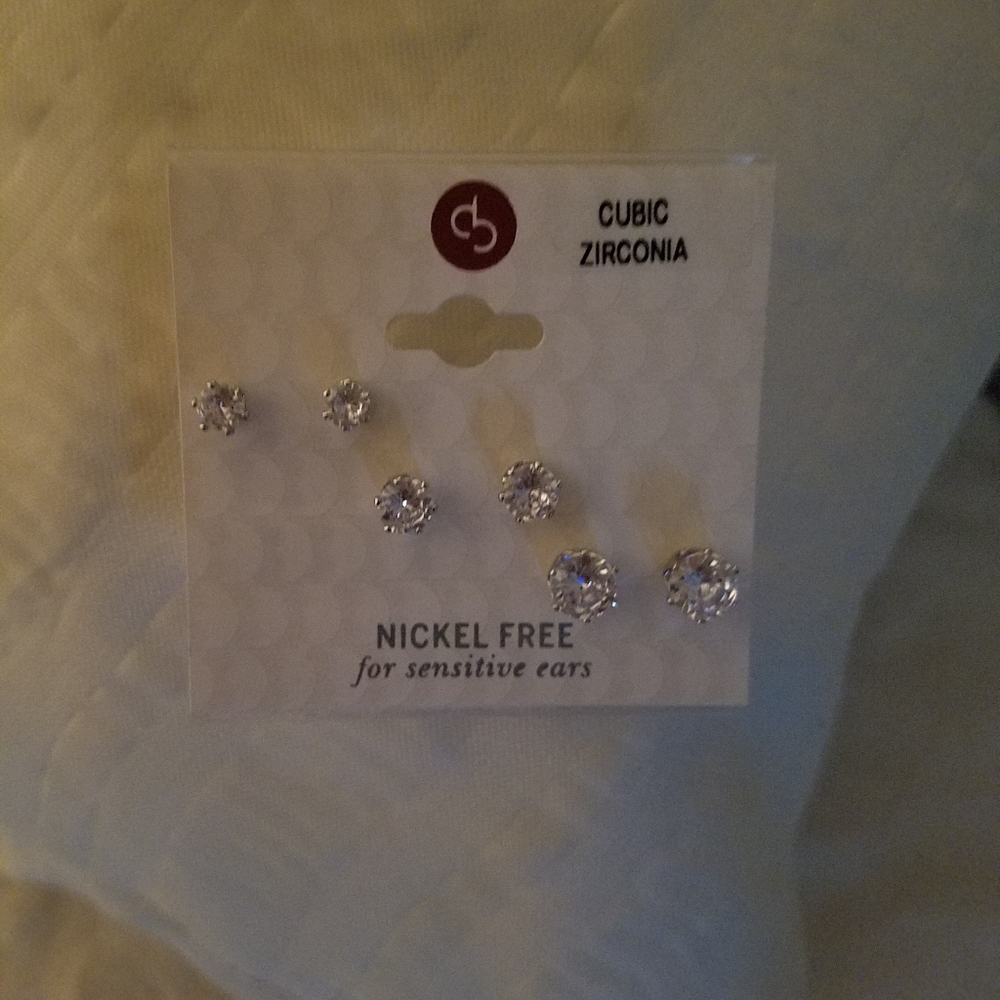 Set of 3 post earings